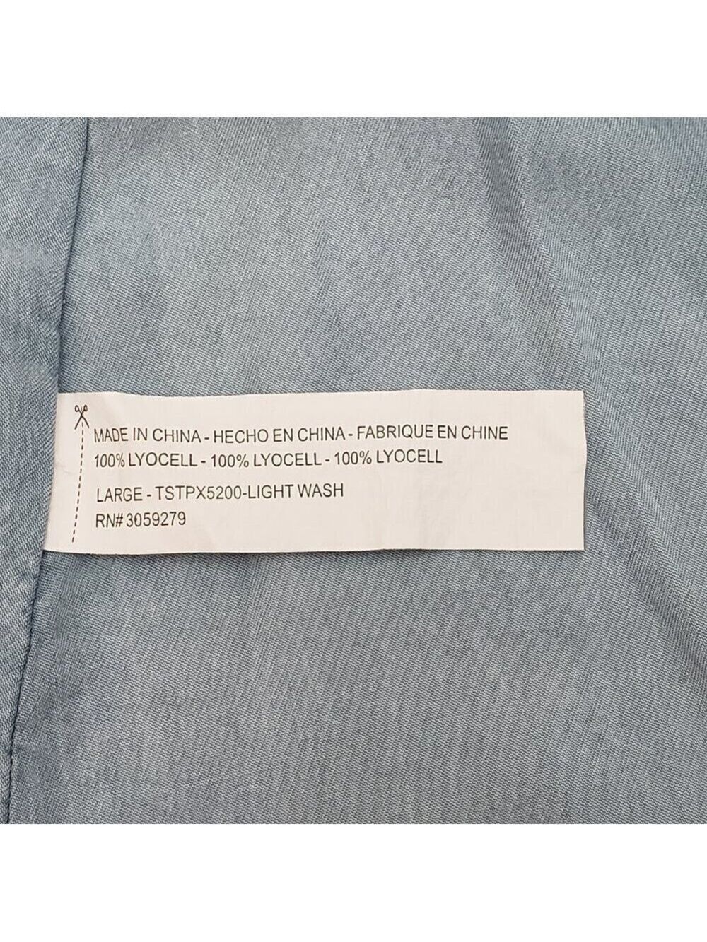 Women's Thread and Supply Light Blue Tank Top, Size L - Picture 4 of 7
